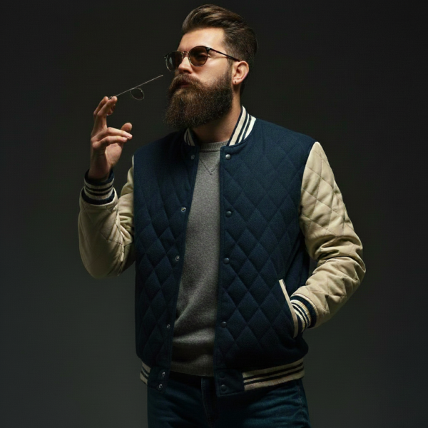 custom Quilted Varsity Jacket